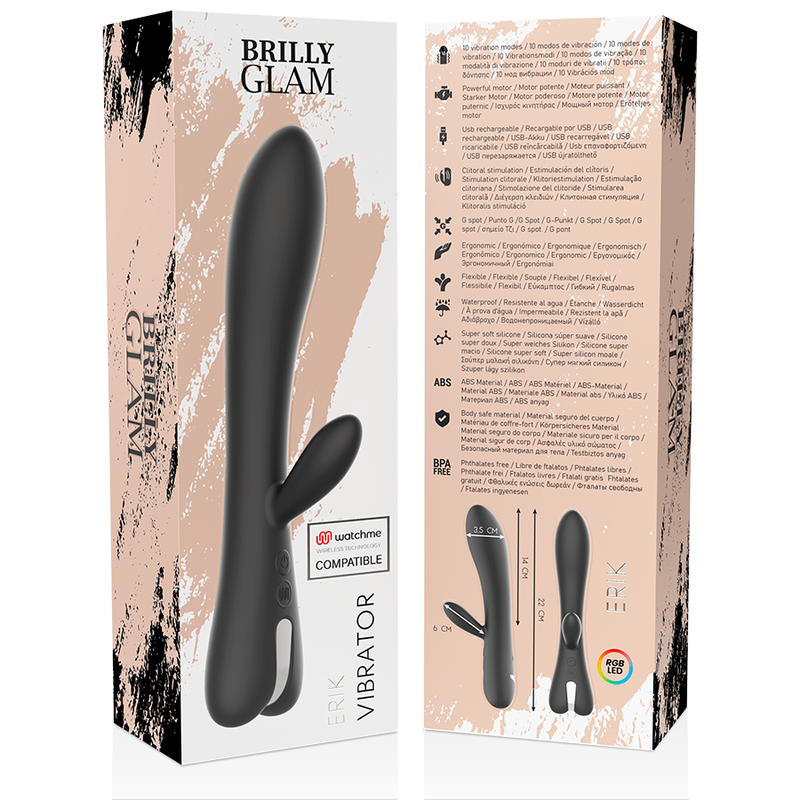 BRILLY GLAM - VIBRADOR ERIK + CONTROLE REMOTO WATCHME - Image 11