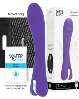MR BOSS – VIBRADOR ENZO + CONTROLE REMOTO WATCHME