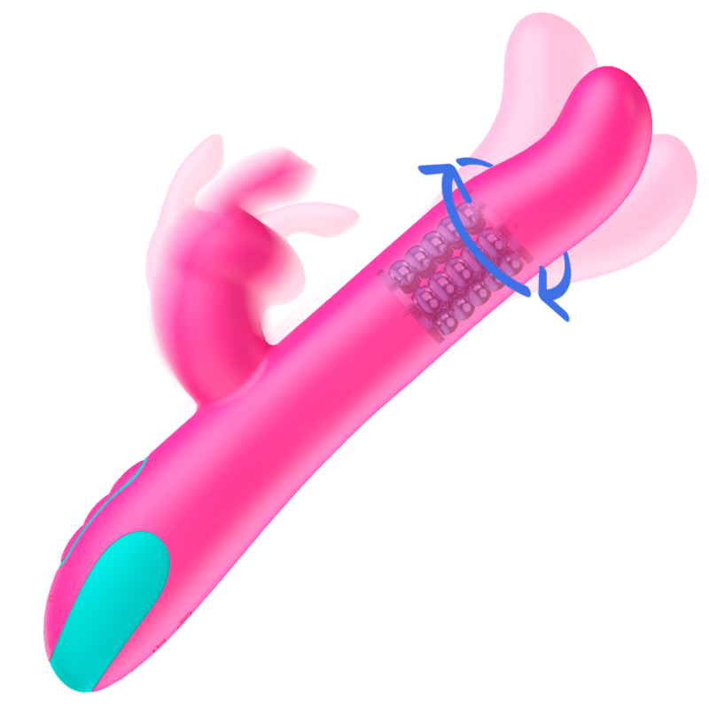 HAPPY LOKY - VIBRADOR E ROTADOR COELHO PLUTÃO + CONTROLE REMOTO WATCHME - Image 2