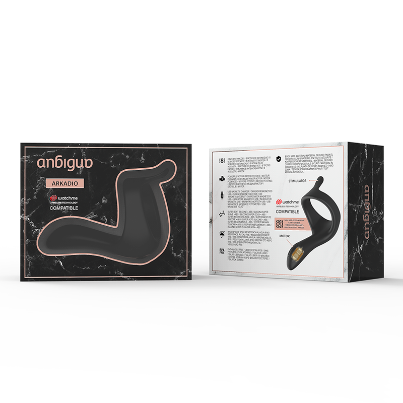 ANBIGUO - ESTIMULADOR DE GLÂNDULAS E PERÍNEO ARKADIO COMPATÍVEL COM A TECNOLOGIA SEM FIO WATCHME - Image 13