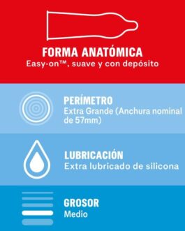 DUREX – CAMISINHAS SENSITIVE XL EXTRA GRANDES – 10 UNIDADES