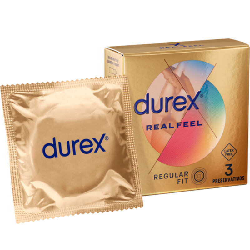 DUREX - CAMISINHAS COM SENSAÇÃO REAL - 3 UNIDADES
