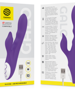 GALATEA – VIBRADOR GALO ROXO + CONTROLE REMOTO WATCHME