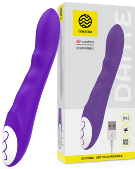 GALATEA – VIBRADOR DANTE ROXO + CONTROLE REMOTO WATCHME