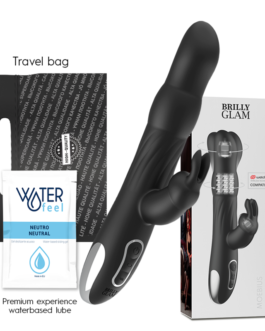 BRILLY GLAM – MOEBIUS RABBIT VIBRADOR E ROTADOR + CONTROLE REMOTO WATCHME