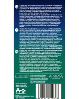 CONTROLE – PRESERVATIVOS COM PONTOS E LINHAS SEM PARAR – 12 UNIDADES