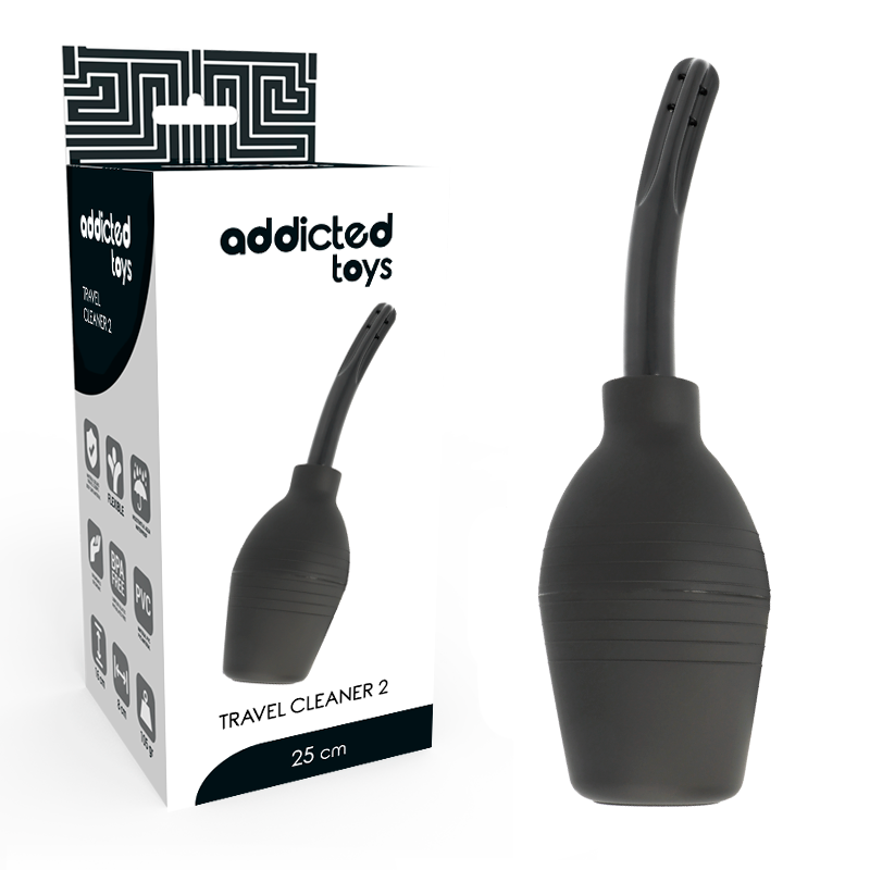 ADICCTED TOYS - PRETO DE APERTO E LIMPEZA
