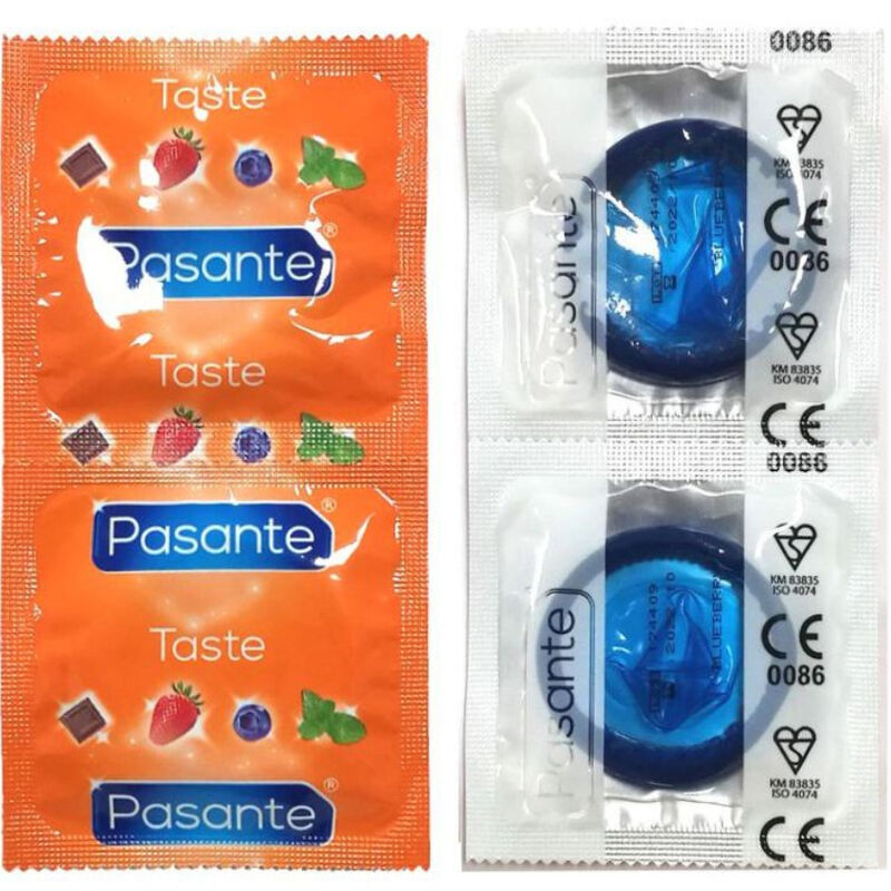 PASANTE - CAMISINHAS SABOR MIRTILO, PACOTE COM 144 UNIDADES