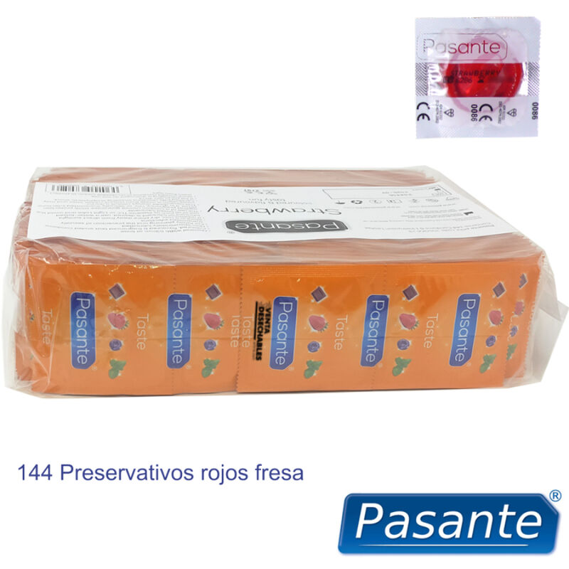 PASANTE - CAMISINHAS SABOR MORANGO - PACOTE COM 144 UNIDADES - Image 3