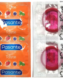 PASANTE – CAMISINHAS SABOR MORANGO – PACOTE COM 144 UNIDADES