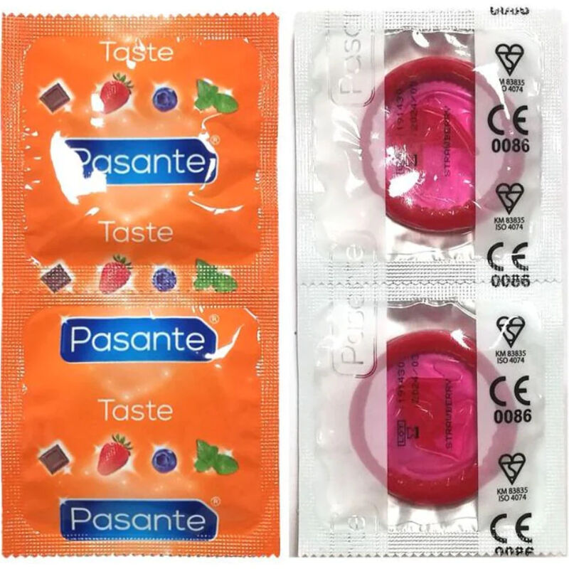 PASANTE - CAMISINHAS SABOR MORANGO - PACOTE COM 144 UNIDADES