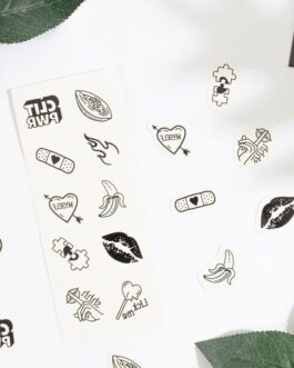 SECRET PLAY – CONJUNTO DE 10 TATUAGENS TEMPORÁRIAS DA COLEÇÃO DE DOCES