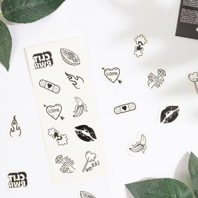 SECRET PLAY - CONJUNTO DE 10 TATUAGENS TEMPORÁRIAS DA COLEÇÃO DE DOCES - Image 2