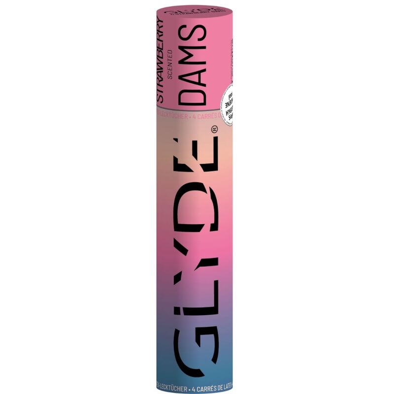 SHEER GLYDE - LÂMINAS DE LÁTEX PARA SEXO ORAL MORANGO - Image 2