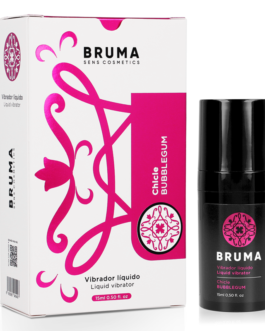 BRUMA – VIBRADOR LÍQUIDO ULTRA DESLIZANTE CHICLETE 15 ML