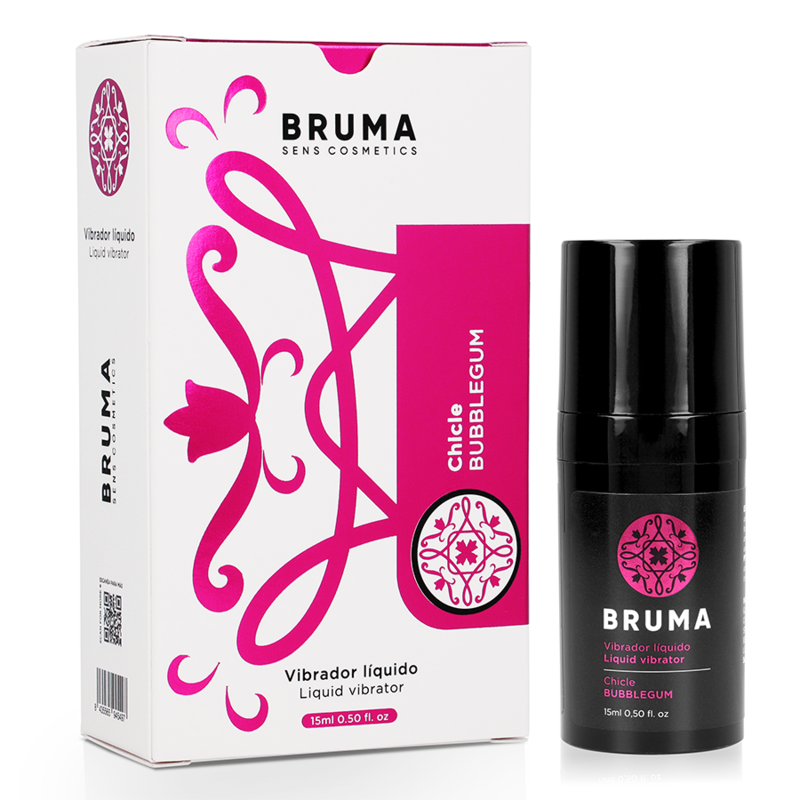 BRUMA - VIBRADOR LÍQUIDO ULTRA DESLIZANTE CHICLETE 15 ML