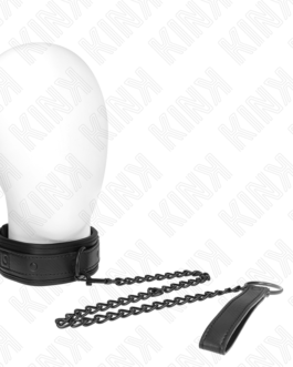 KINK – COLEIRA DE NEOPRENE PARA BONDAGE MODELO 2 COM CINTO 78 CM AJUSTÁVEL 37,5 X 49,5 CM