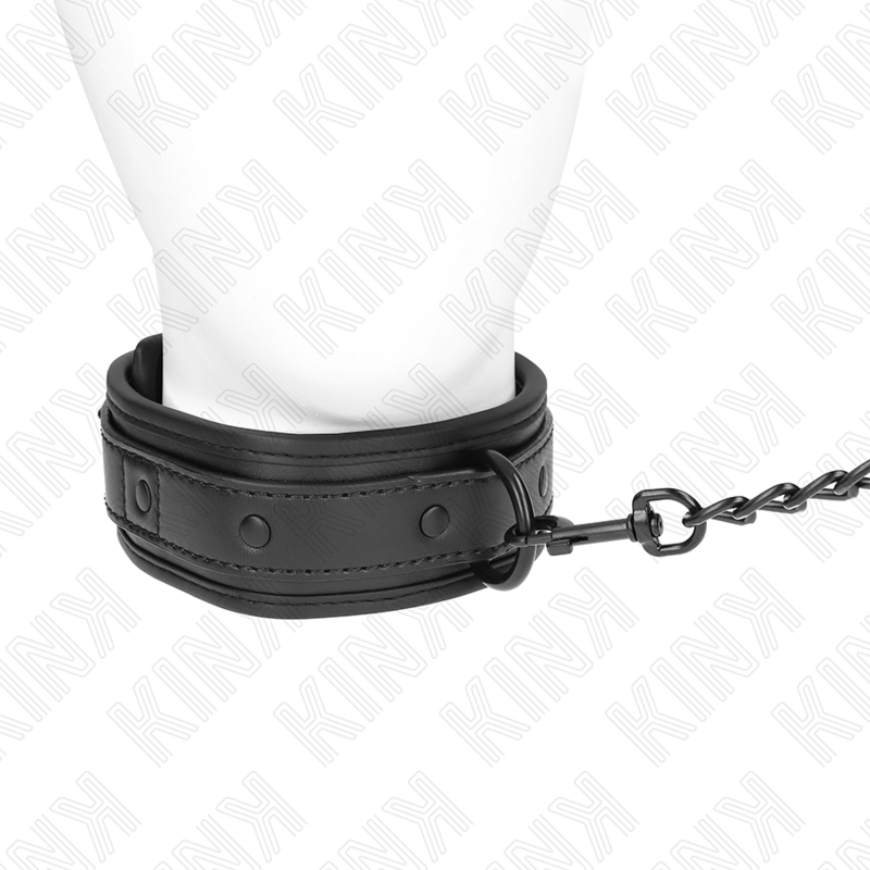 KINK - COLEIRA DE NEOPRENE PARA BONDAGE MODELO 2 COM CINTO 78 CM AJUSTÁVEL 37,5 X 49,5 CM - Image 3