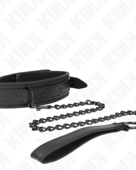 KINK – COLEIRA DE NEOPRENE PARA BONDAGE MODELO 2 COM CINTO 78 CM AJUSTÁVEL 37,5 X 49,5 CM