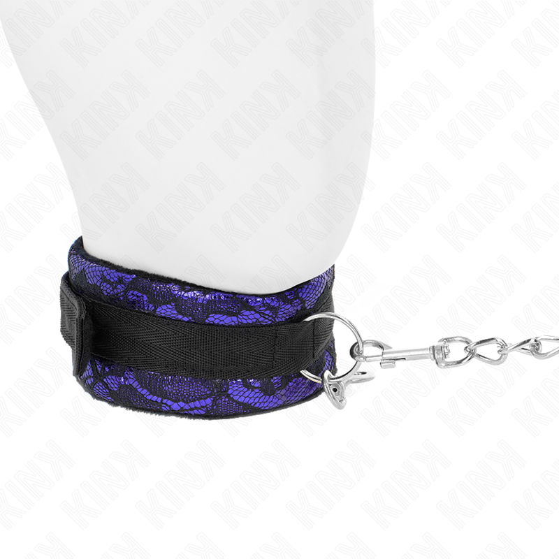 KINK - COLAR CURTO DE VELUDO COM RENDA E CINTO 105 CM COM ACABAMENTO EM NYLON 44 X 5,5 CM - Image 4