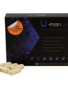 500 COSMÉTICOS – U-MAN AUMENTA O TAMANHO DO PÊNIS E A POTÊNCIA SEXUAL – 30 CÁPSULAS