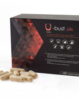 500 COSMÉTICOS – CÁPSULAS PARA AUMENTO DOS SEIOS U-BUST – 60 CÁPSULAS