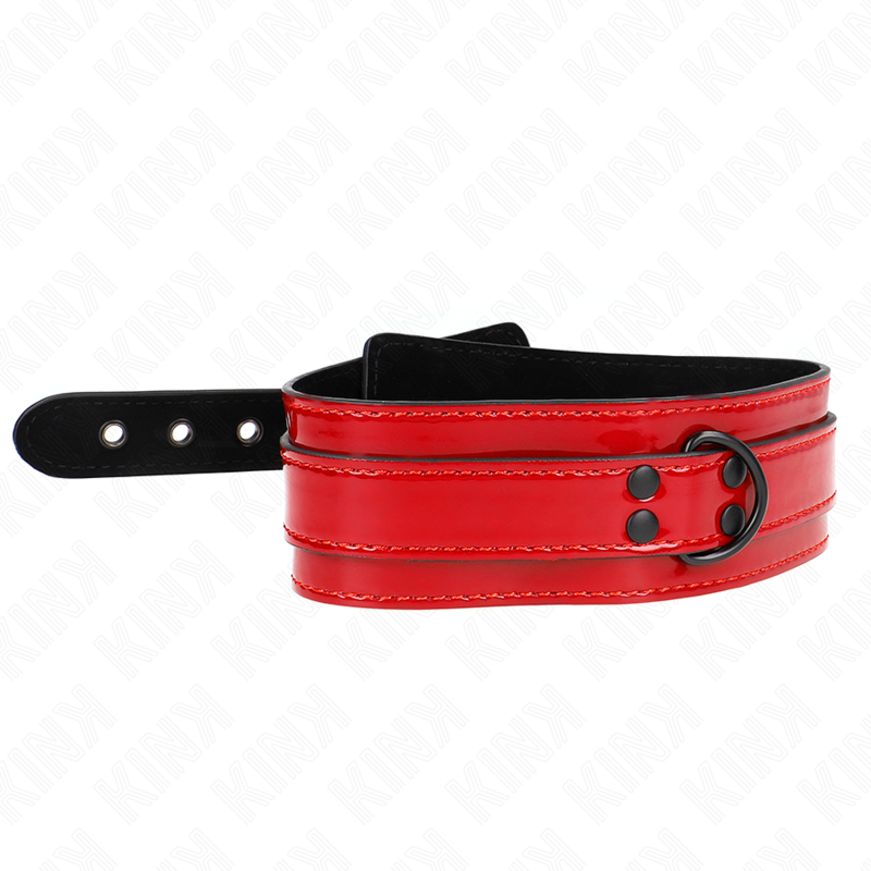 KINK - COLAR AJUSTÁVEL VERMELHO VINHO 37,5-49,5 CM X 5 CM - Image 2