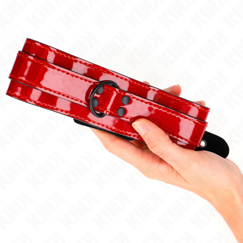 KINK - COLAR AJUSTÁVEL VERMELHO VINHO 37,5-49,5 CM X 5 CM - Image 4