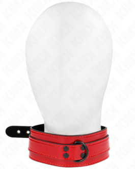 KINK – COLAR AJUSTÁVEL VERMELHO VINHO 37,5-49,5 CM X 5 CM