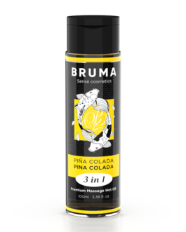 BRUMA – ÓLEO DE MASSAGEM PREMIUM QUENTE PINA COLADA 3 EM 1 – 100 ML