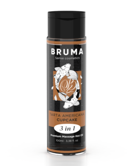 BRUMA – CUPCAKE DE ÓLEO QUENTE PREMIUM PARA MASSAGEM 3 EM 1 – 100 ML