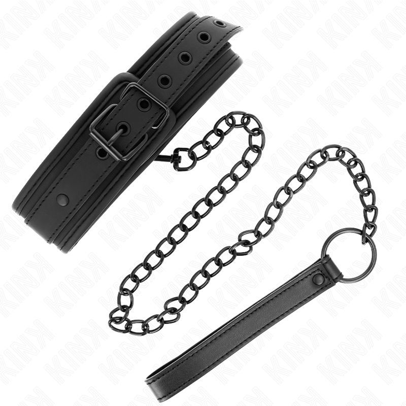 KINK - COLEIRA DE NEOPRENE PARA BONDAGE MODELO 1 COM CINTO 78 CM AJUSTÁVEL 37,5 X 49,5 CM - Image 2