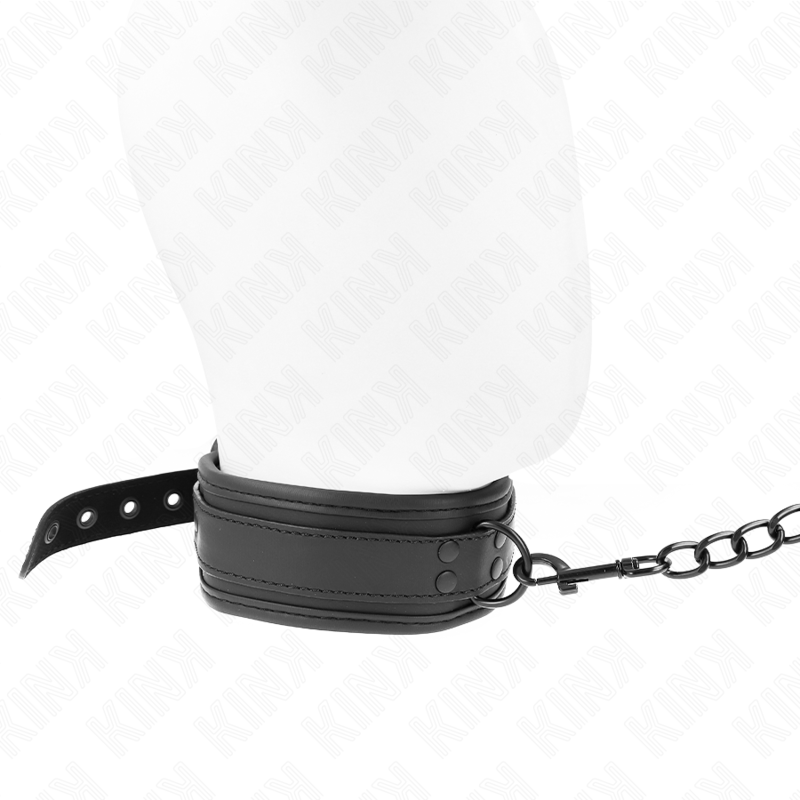 KINK - COLEIRA DE NEOPRENE PARA BONDAGE MODELO 1 COM CINTO 78 CM AJUSTÁVEL 37,5 X 49,5 CM - Image 4