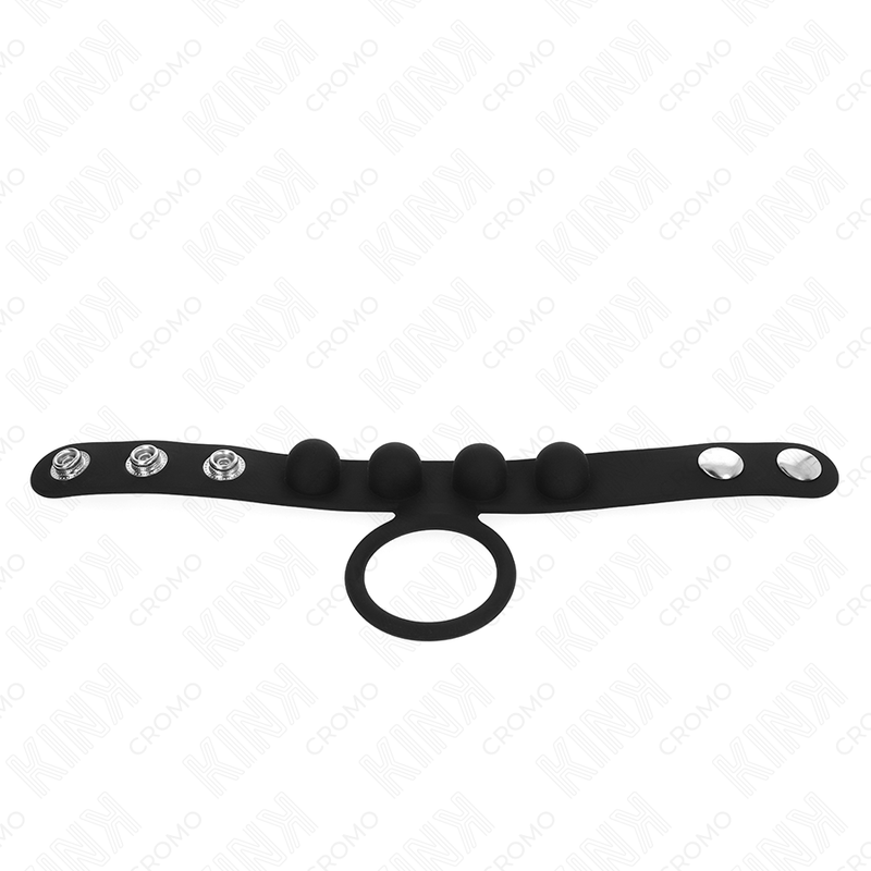 KINK - Anel Peniano de Couro 3,5 cm com Fecho de Pressão 23 x 2 cm - Image 3