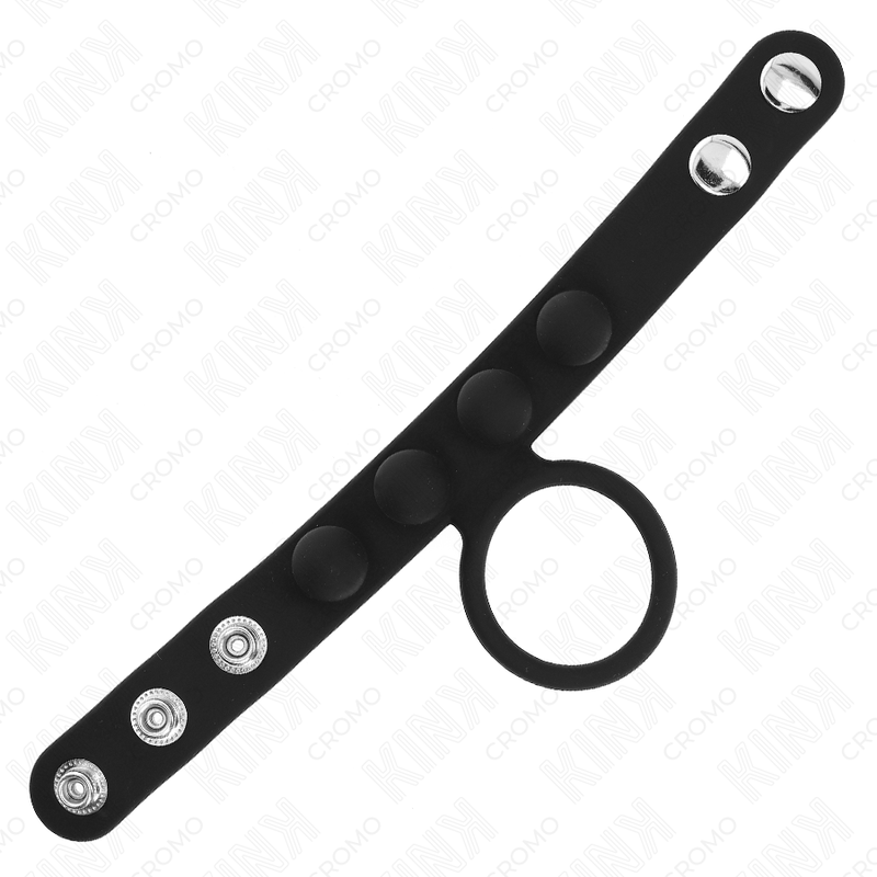 KINK - Anel Peniano de Couro 3,5 cm com Fecho de Pressão 23 x 2 cm - Image 4