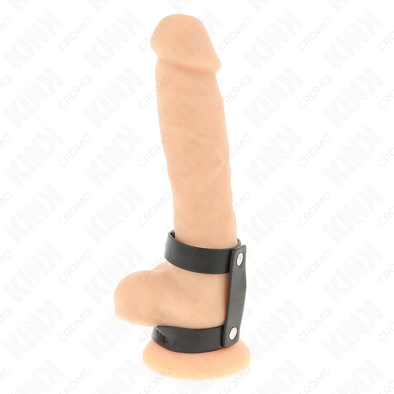 KINK - ANEL PENIANO DUPLO AJUSTÁVEL EM COURO - Image 2