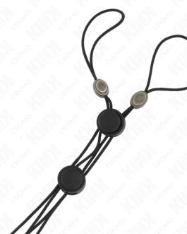 KINK – PRESILHAS DE MAMILO COM DETALHES EM PRETO E ELÁSTICO PRETO