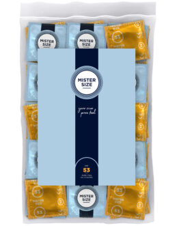 MISTER SIZE – CAMISINHA TAMANHO M 53 MM (100 UNIDADES)