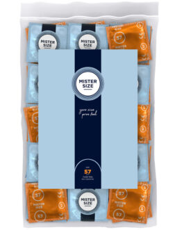 MISTER SIZE – CAMISINHA TAMANHO G 57 MM (100 UNIDADES)