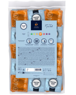 MISTER SIZE – CAMISINHA TAMANHO G 57 MM (100 UNIDADES)