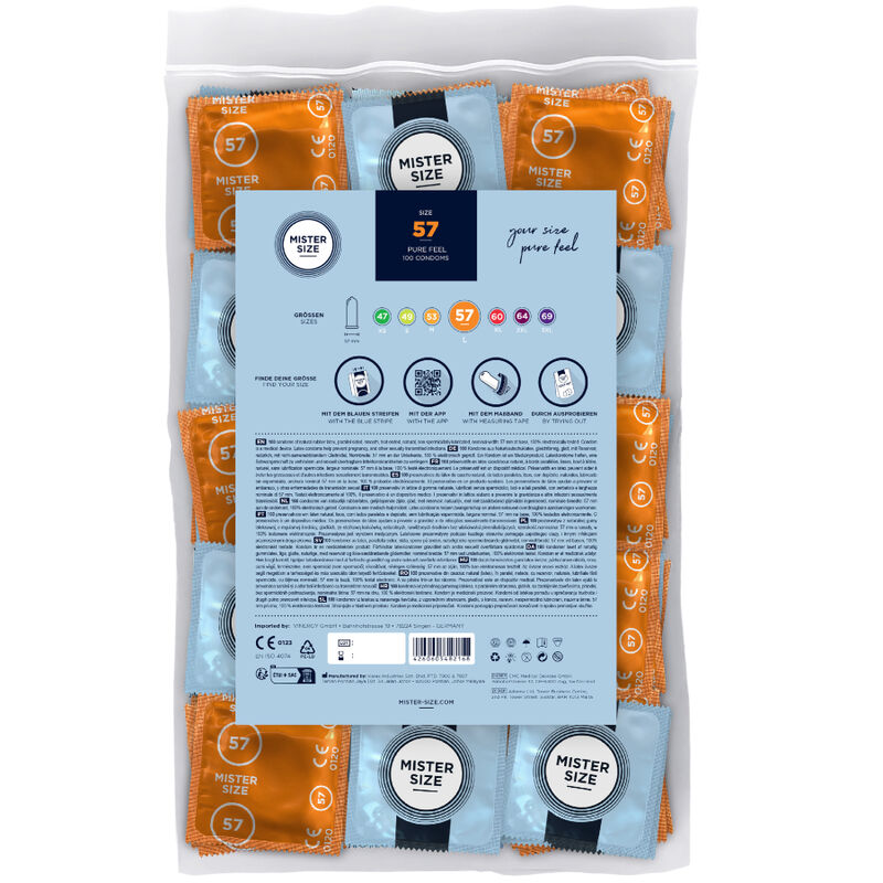 MISTER SIZE - CAMISINHA TAMANHO G 57 MM (100 UNIDADES) - Image 2