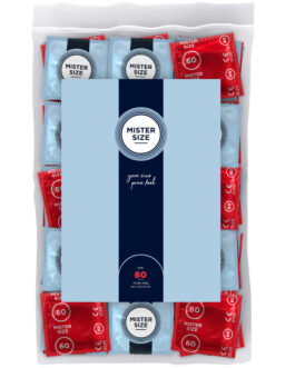 MISTER SIZE – CAMISINHA TAMANHO XL 60 MM (100 UNIDADES)