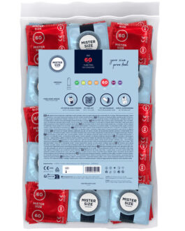 MISTER SIZE – CAMISINHA TAMANHO XL 60 MM (100 UNIDADES)
