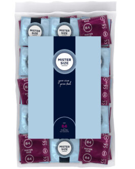 MISTER SIZE – CAMISINHAS TAMANHO XXL 64 MM (100 UNIDADES)