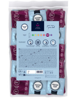 MISTER SIZE – CAMISINHAS TAMANHO XXL 64 MM (100 UNIDADES)
