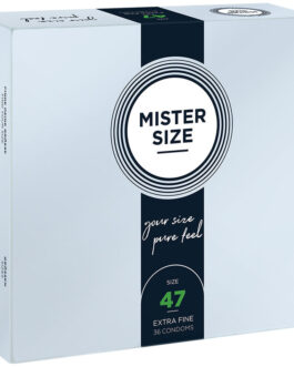 MISTER SIZE – CAMISINHAS TAMANHO XS 47 MM (36 UNIDADES)