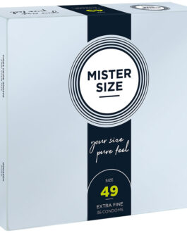 MISTER SIZE – CAMISINHA TAMANHO P 49 MM (36 UNIDADES)