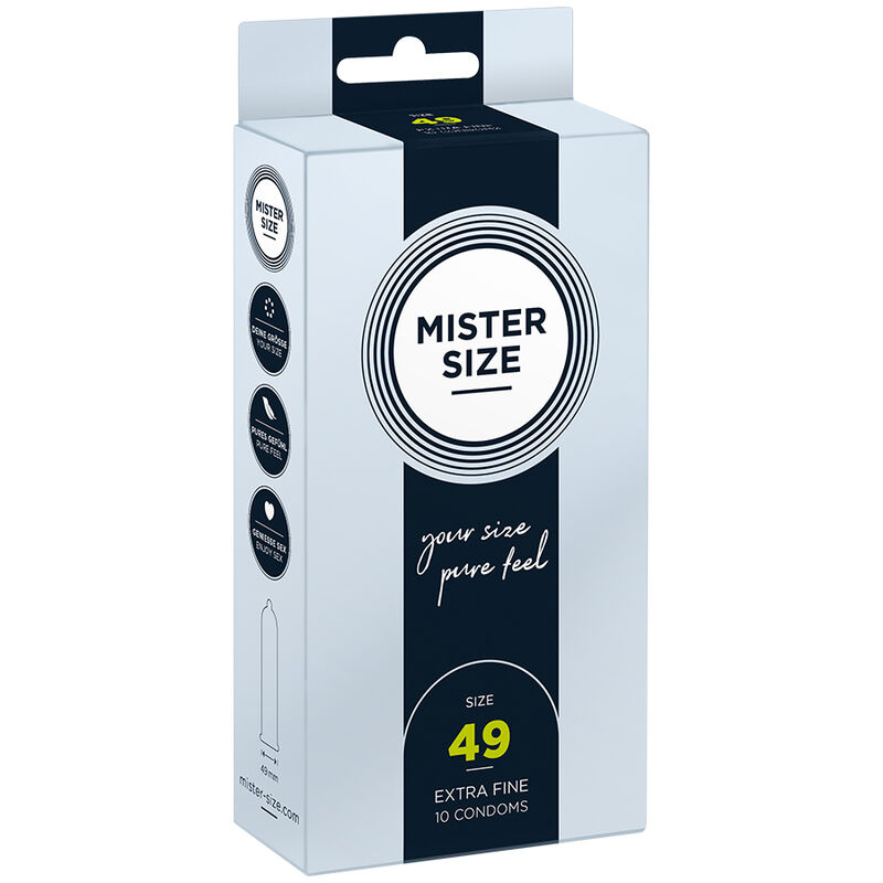 MISTER SIZE - CAMISINHA TAMANHO P 49 MM (10 UNIDADES)