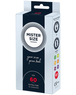 MISTER SIZE – CAMISINHA TAMANHO XL 60 MM (10 UNIDADES)