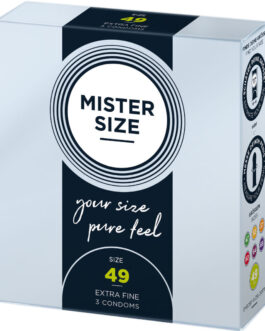 MISTER SIZE – CAMISINHA TAMANHO P 49 MM (3 UNIDADES)